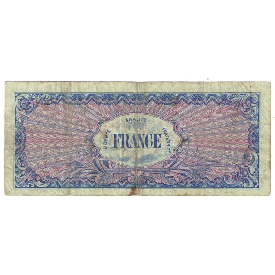 France, 50 Francs, Flag/France, 1944, 01629525, VF(20-25), Fayette:VF24.02