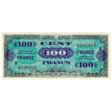 France, 100 Francs, Flag/France, 1944, 01885857, AU(55-58), Fayette:VF25.04