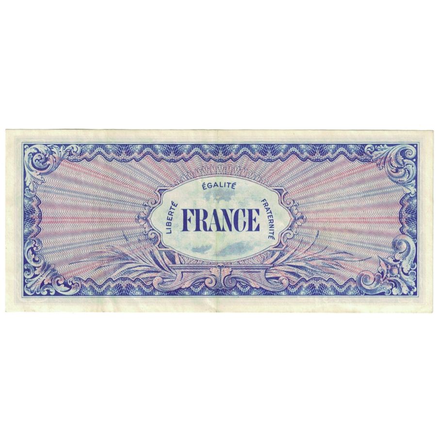 France, 100 Francs, Flag/France, 1944, 01885857, AU(55-58), Fayette:VF25.04