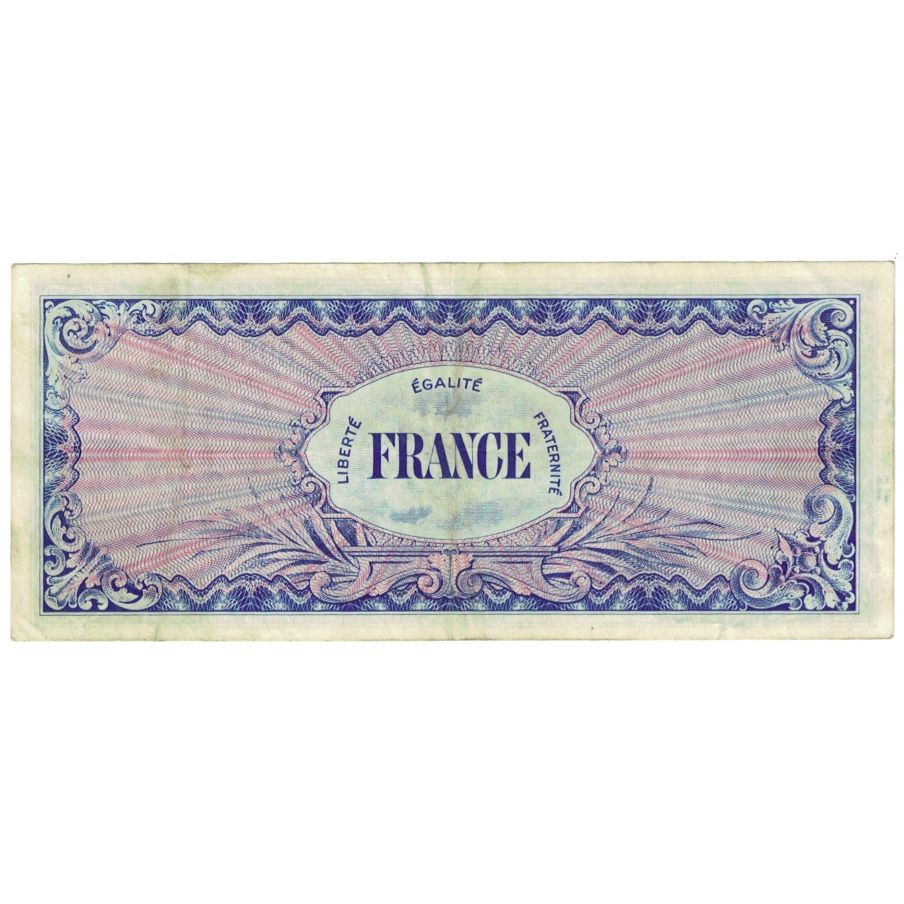 França, 100 Francs, Flag/France, 1944, 89898924, EF(40-45), Fayette:VF25.05
