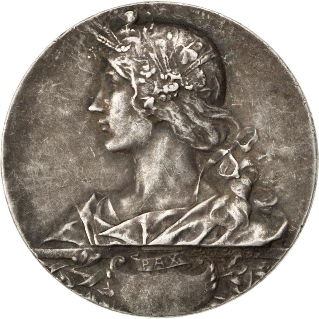 FRANCE, Arts & Culture, French Third Republic, Medal, EF(40-45), Rivet, Silver,.