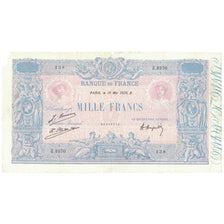 França, 1000 Francs, Bleu et Rose, 1926, Z.2370, VG(8-10), Fayette:36.42