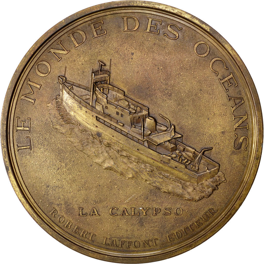Le monde des Océans, Médaille, Commandant Jacques Yves Cousteau