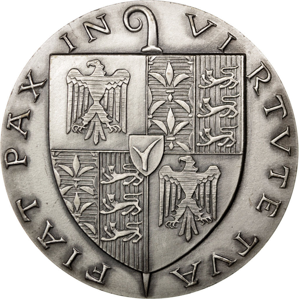 Francja, Medal, Abbaye de Solesme, Sarthe, Religie i wierzenia, 1977, Thurotte