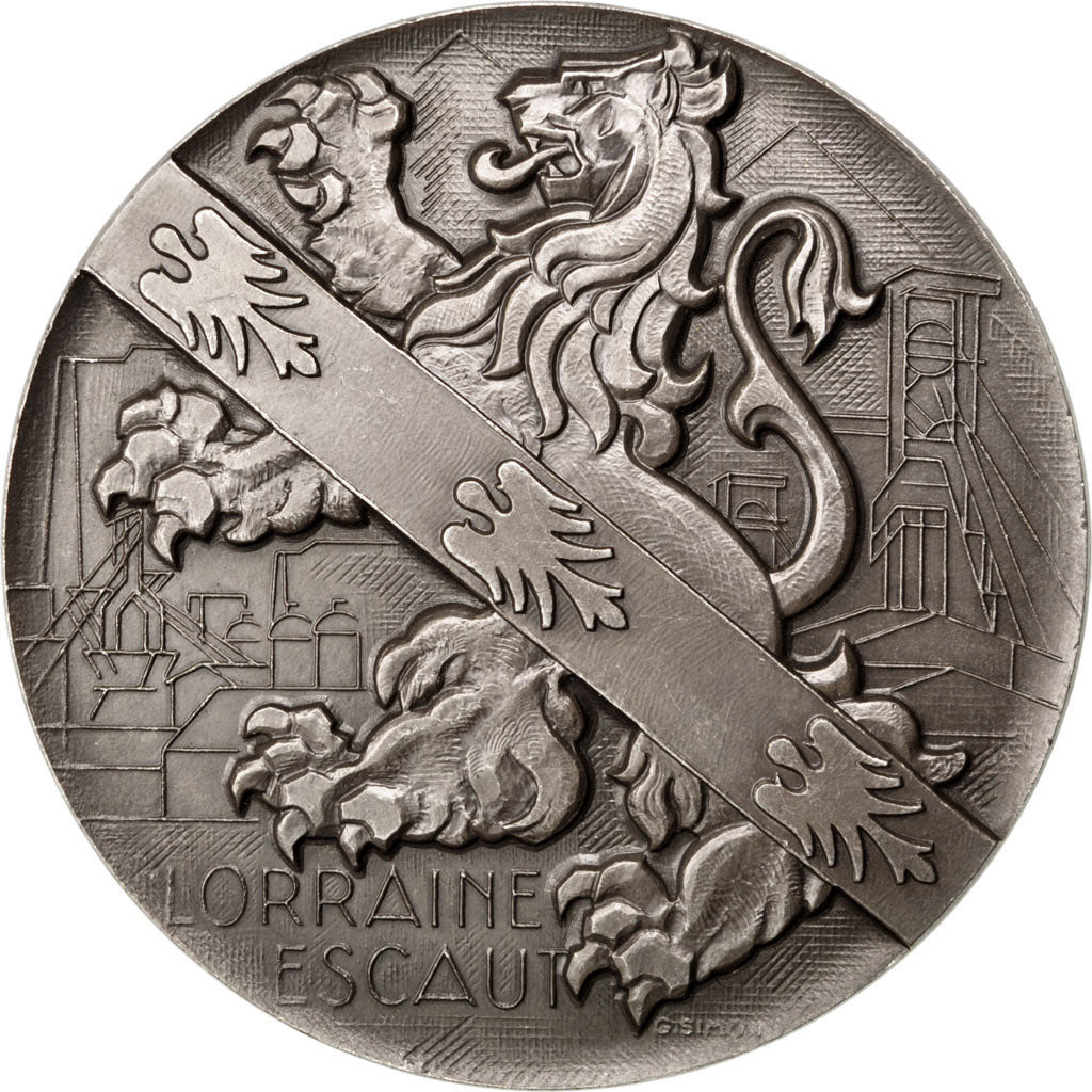 Francia, Medal, French Fifth Republic, Business & industry, 1959, Simon, EBC