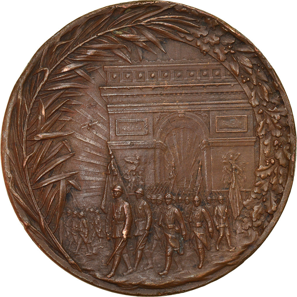 Frankrijk, Medaille, Traité de Versailles, Victoire du Droit, Politics