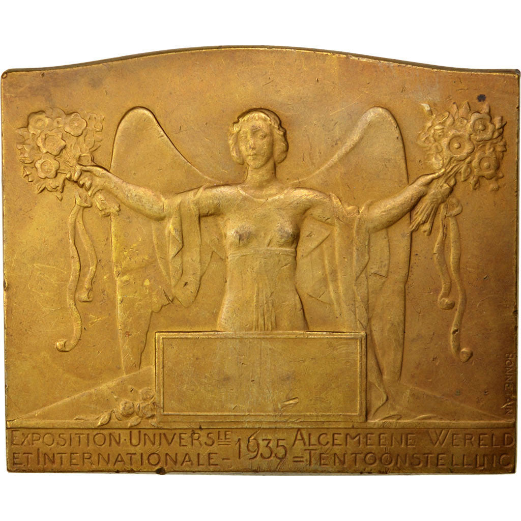 Belgium, Sciences & Technologies, Medal, 1935, EF(40-45), Bronze, 67, 185.10