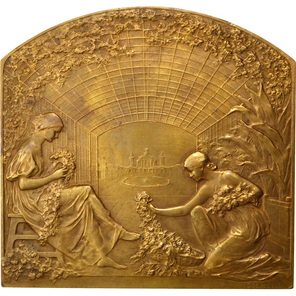 Belgium, Sciences & Technologies, Medal, 1913, AU(55-58), Bronze, 68, 113.20