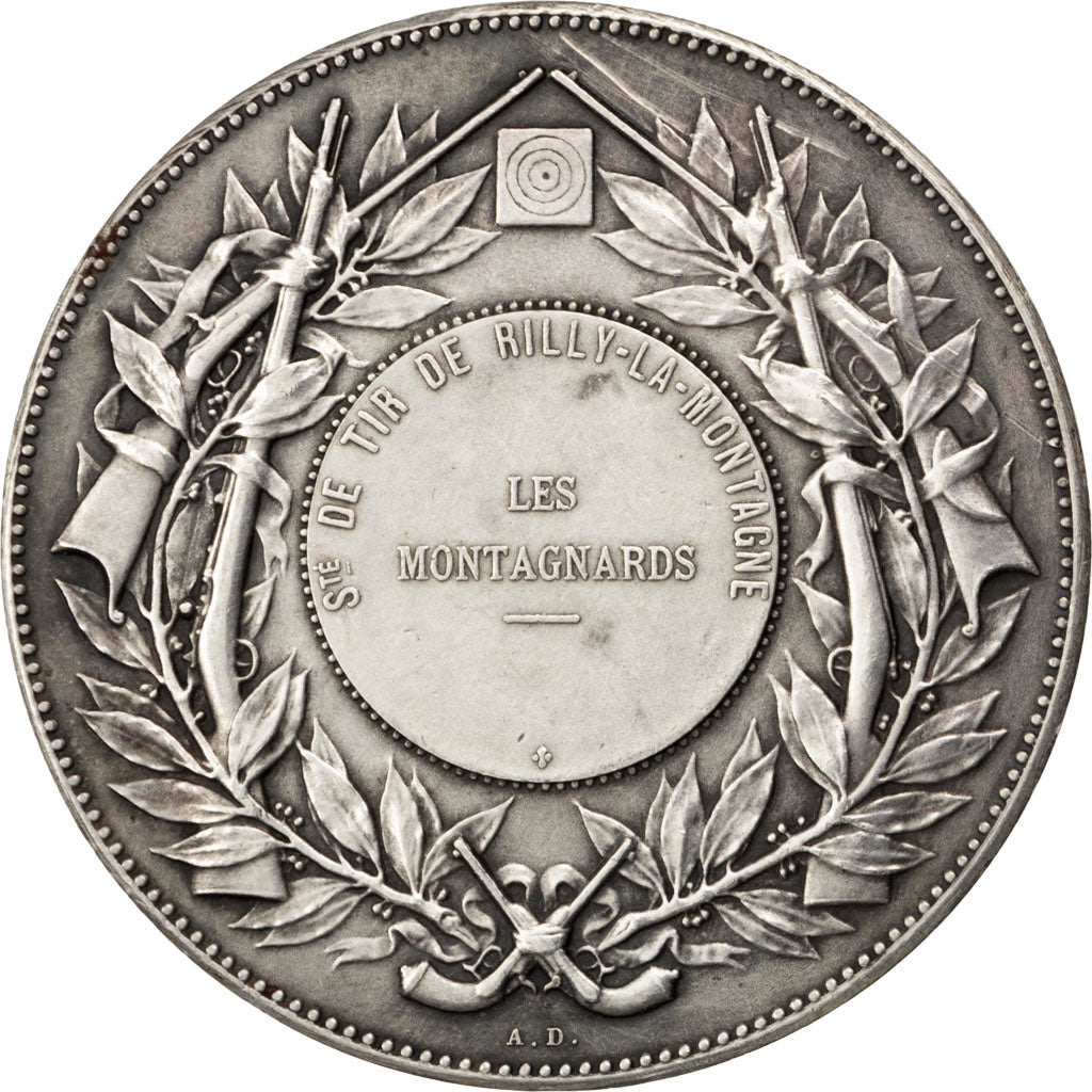 Francia, Medal, French Third Republic, Sports & leisure, Dubois.A, EBC+, Plata
