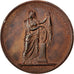 FRANCE, Politics, Society, War, Louis XVIII, Medal, 1815, AU(50-53), Andrieu,...