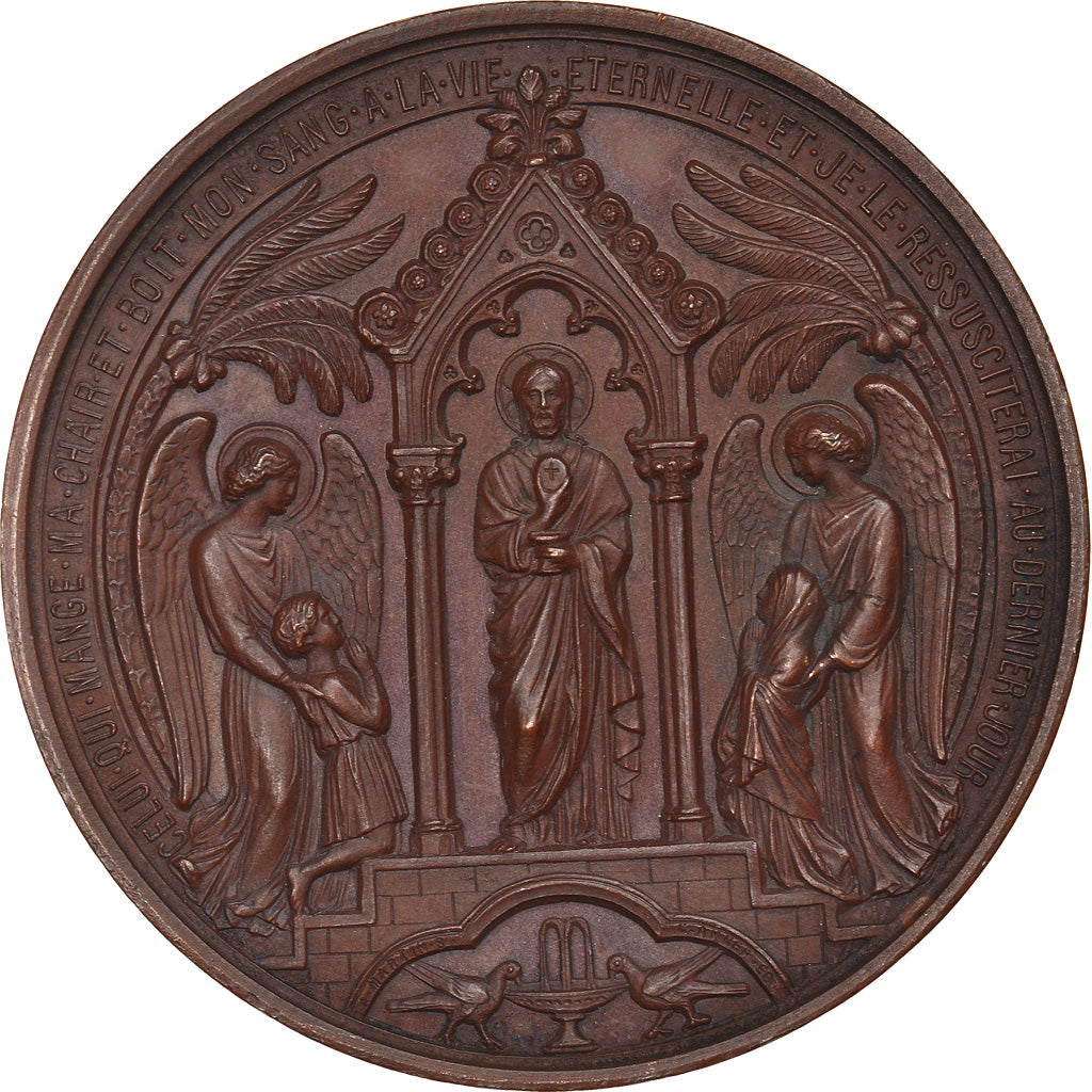 França, Medal, Baptème, Première Communion et Confirmation, Crenças e