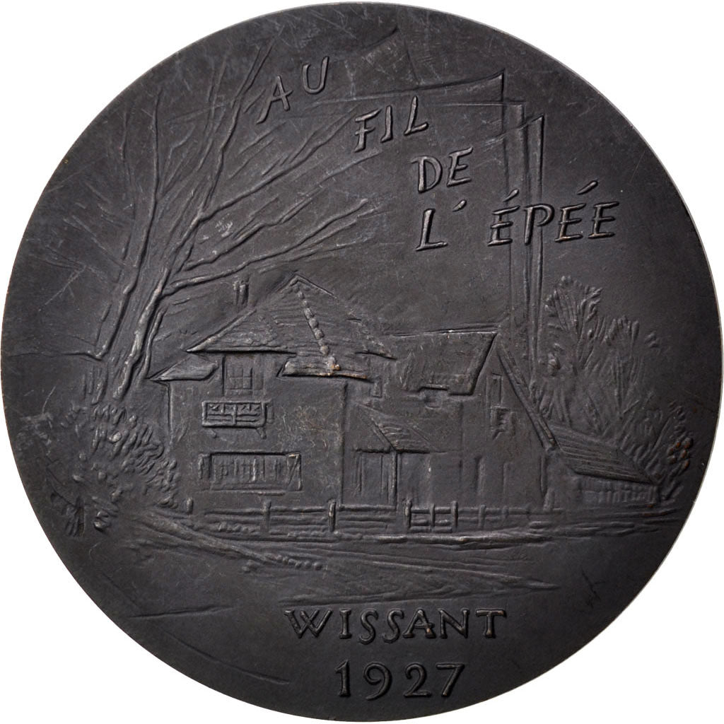 France, Medal, French Fifth Republic, History, 1975, Corbin, AU(55-58), Bronze