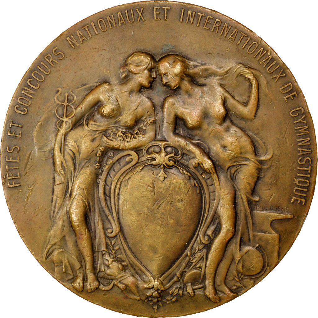 Belgium, Sports & leisure, Medal, 1910, EF(40-45), Bronze, 71, 126.60