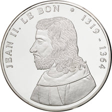France, Medal, Jean le Bon, History, MS(65-70), Silver
