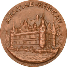 France, Medal, Château d'Azay-le-Rideau, Femme Nue, Arts & Culture, Annette
