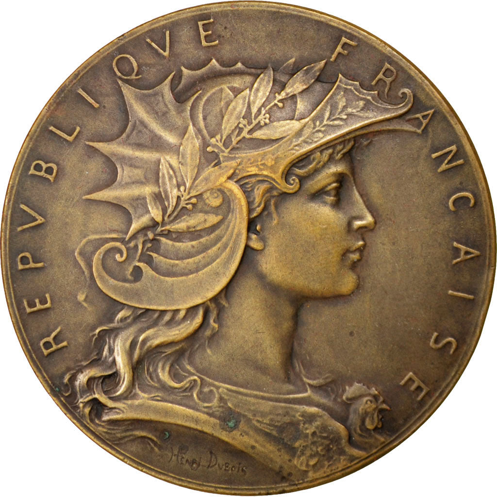 France, Medal, French Third Republic, Sports & leisure, Dubois.H, AU(50-53)