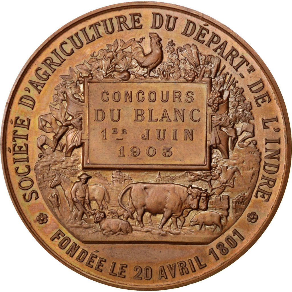 Société d'Agriculture du Département de l'Indre, Médaille