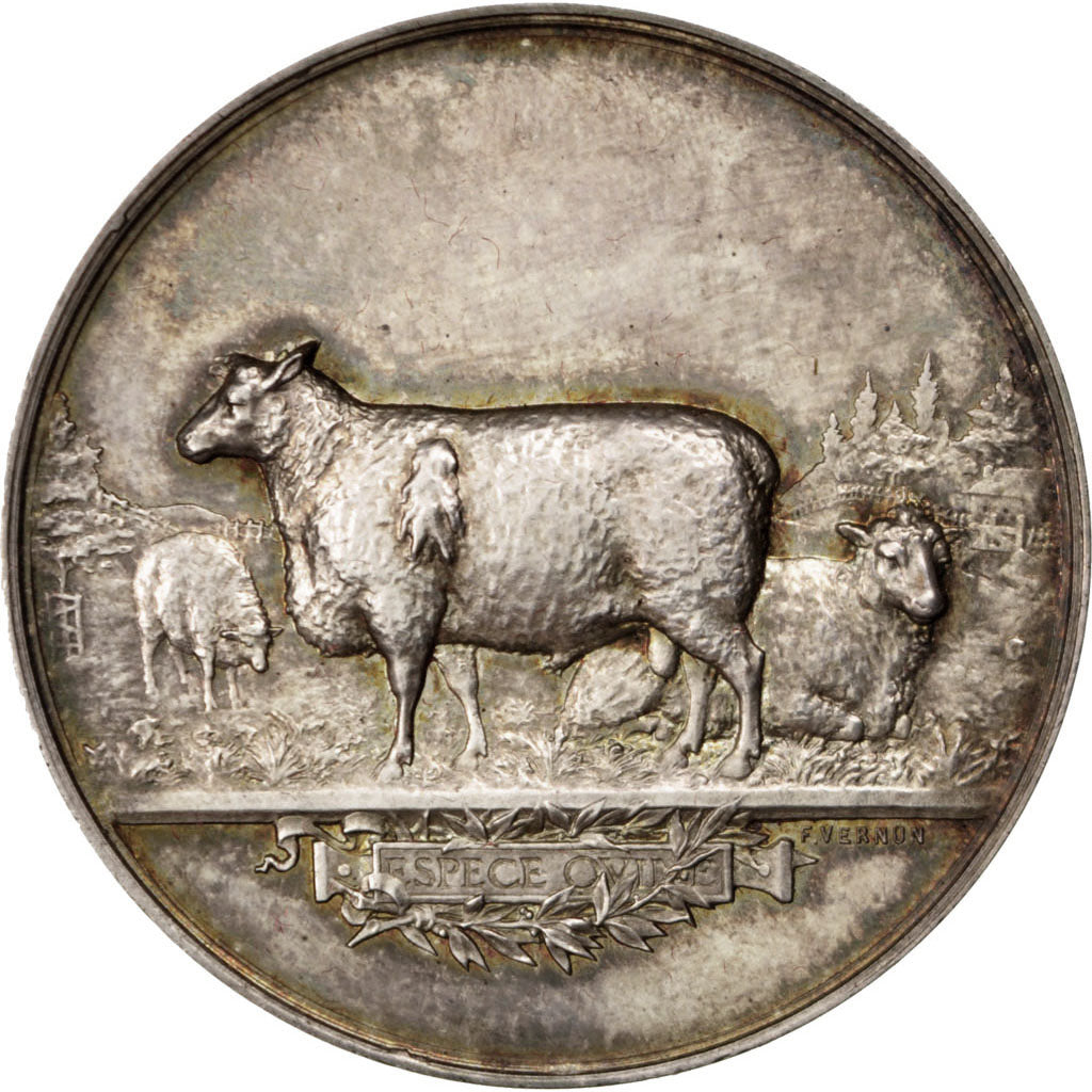 FRANCE, Business & industry, French Third Republic, Medal, 1899, AU(55-58),...