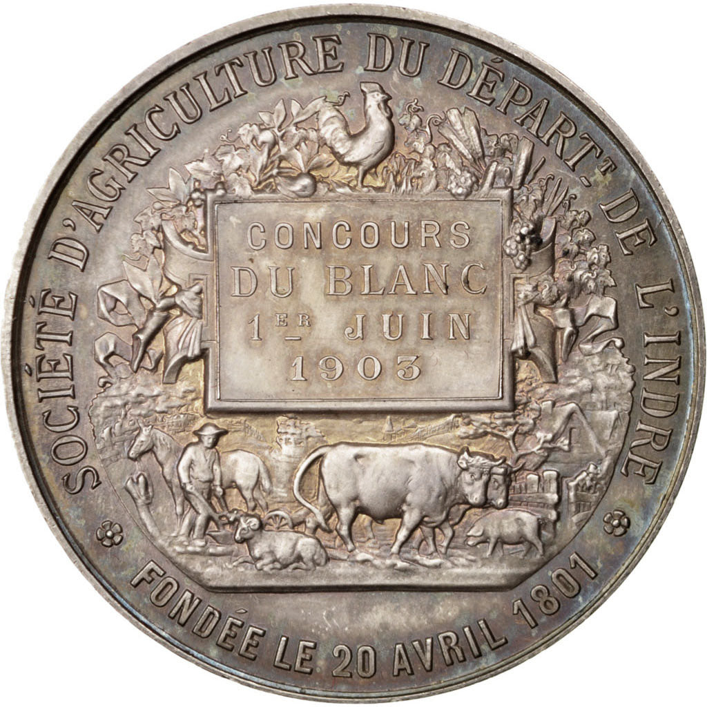 FRANCE, Business & industry, French Third Republic, Medal, 1903, AU(55-58),...
