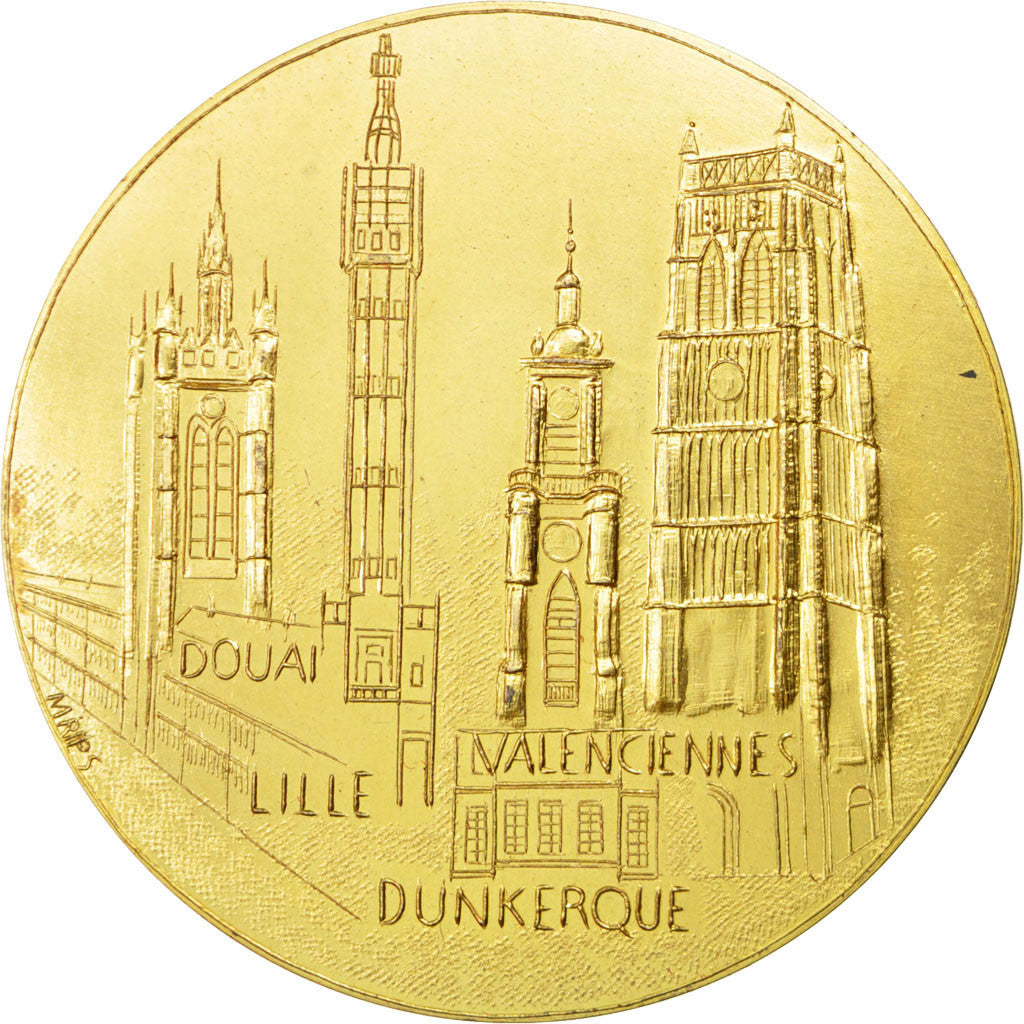 France, Medal, French Fifth Republic, Arts & Culture, 1975, MS(60-62), Vermeil