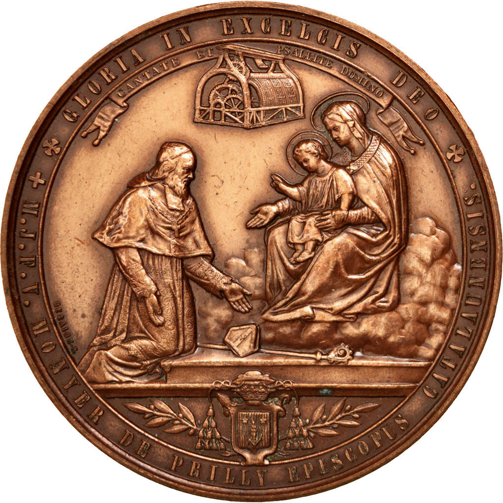 France, Medal, French Third Republic, Religions & beliefs, Desaide, AU(50-53)