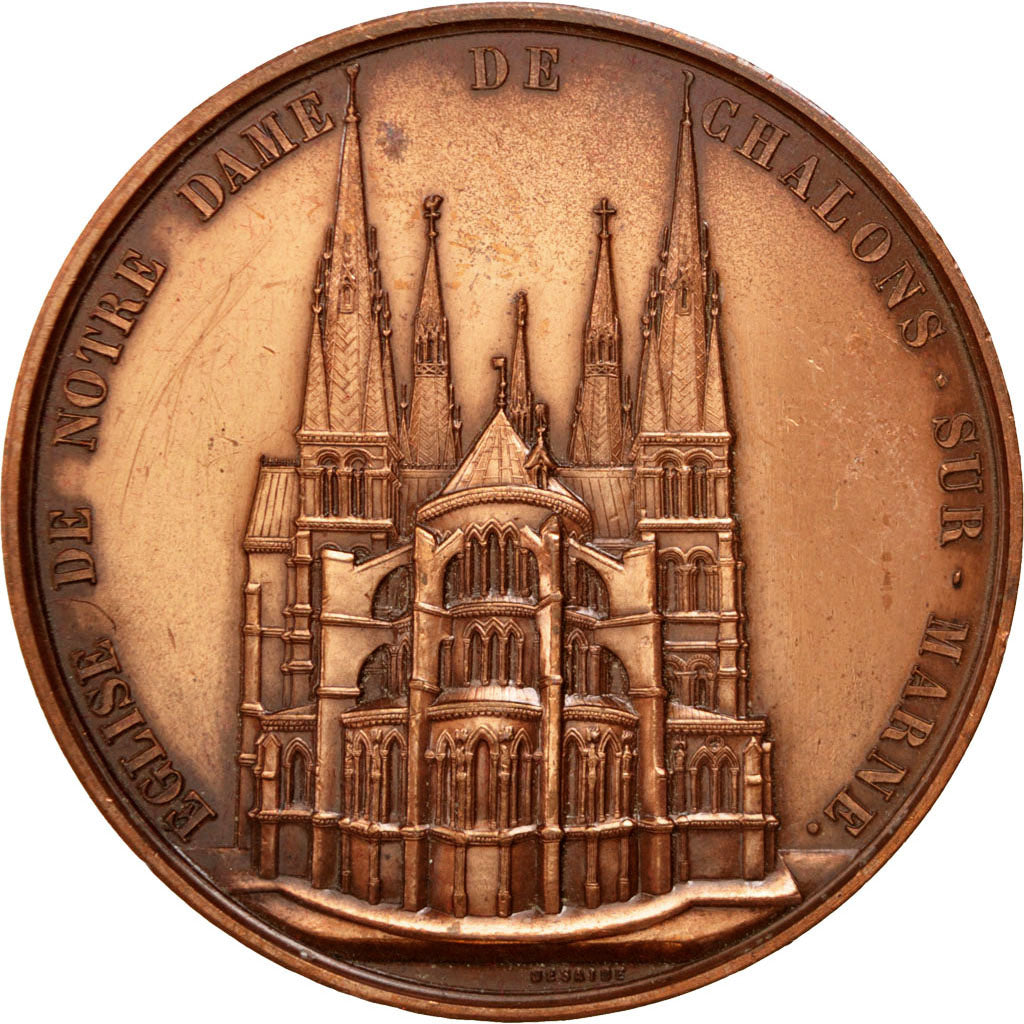 France, Medal, French Third Republic, Religions & beliefs, Desaide, AU(50-53)
