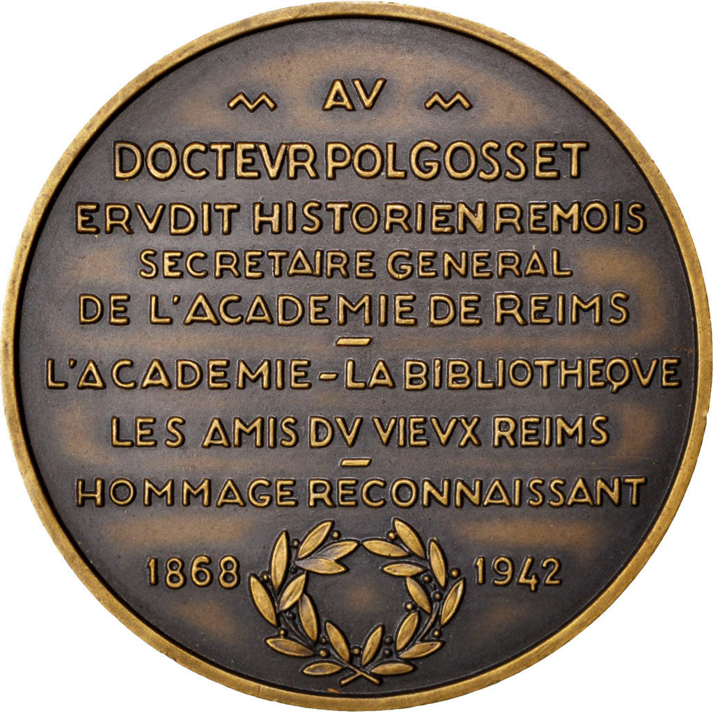 FRANCE, Medicine, French State, Medal, 1942, AU(55-58), Lavrillier, Bronze, 54,.