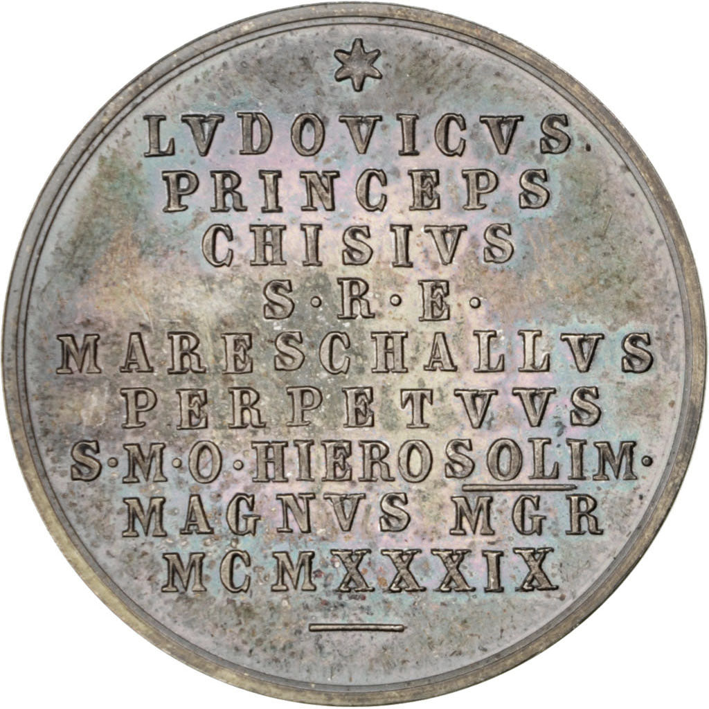 Vatican, Politics, Society, War, Medal, 1934, AU(55-58), Silver, 28, 10.70