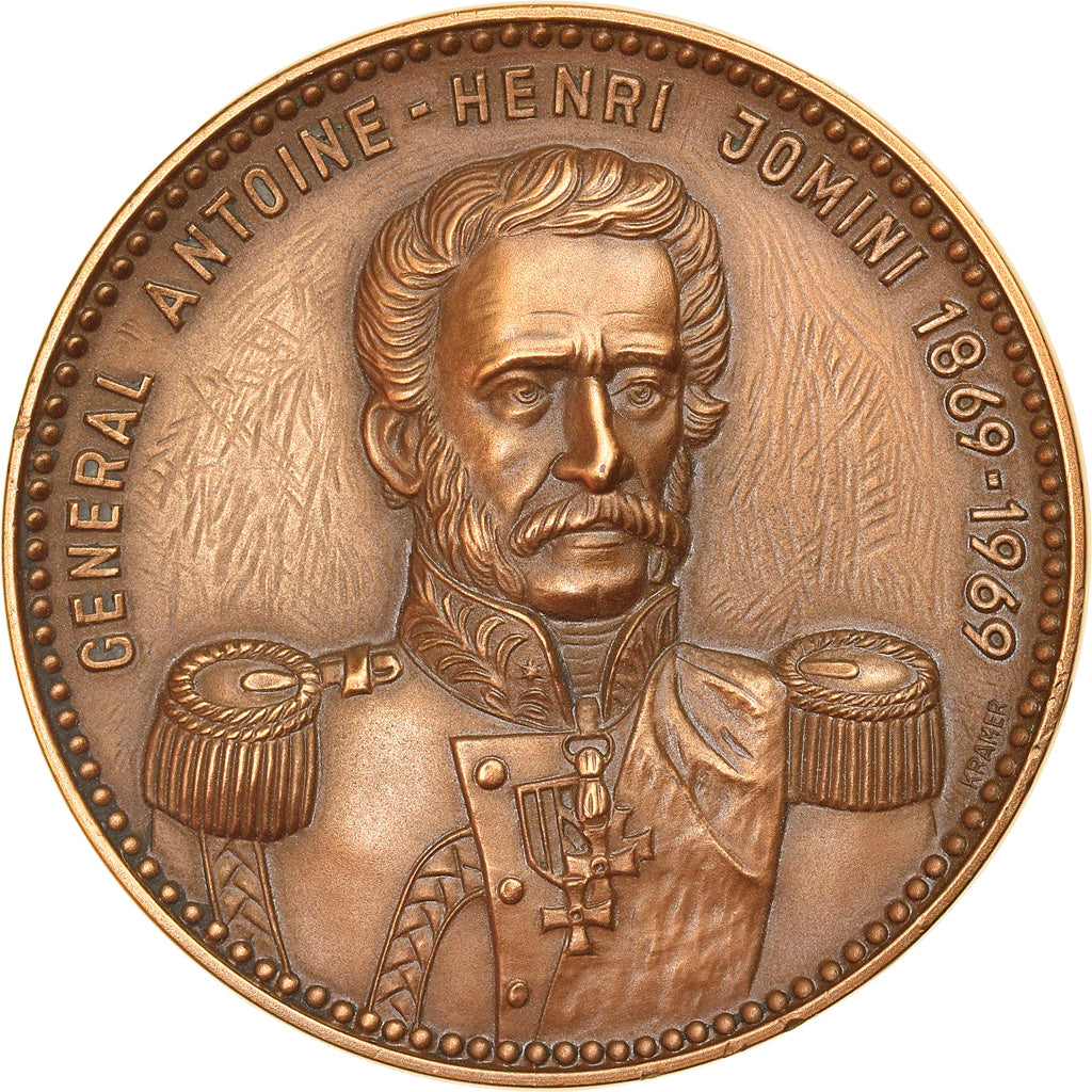 France, Medal, Centième Anniversaire de la mort du Général Jomini, 1969