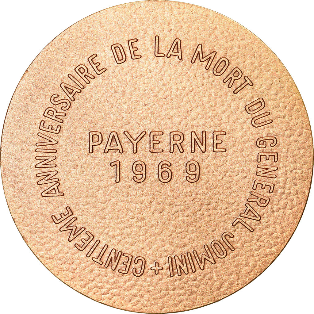 France, Medal, Centième Anniversaire de la mort du Général Jomini, 1969