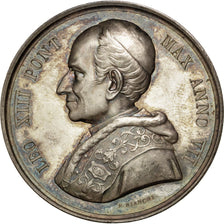 Vatican, Religions & beliefs, Medal, 1884, AU(55-58), Bianchi, Silver, 43, 36.00
