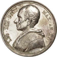 Vatican, Religions & beliefs, Medal, 1891, AU(55-58), Bianchi, Silver, 43, 36.80