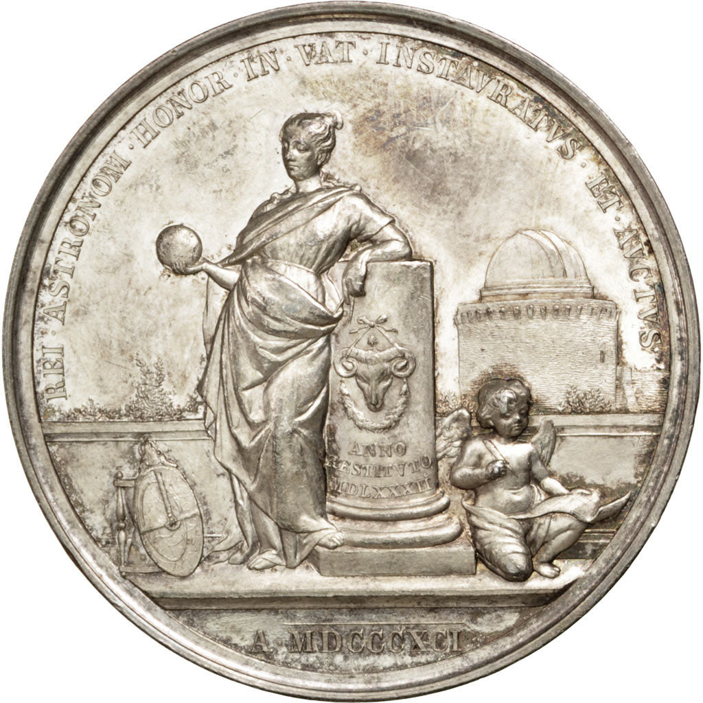 Vatican, Religions & beliefs, Medal, 1891, AU(55-58), Bianchi, Silver, 43, 36.80