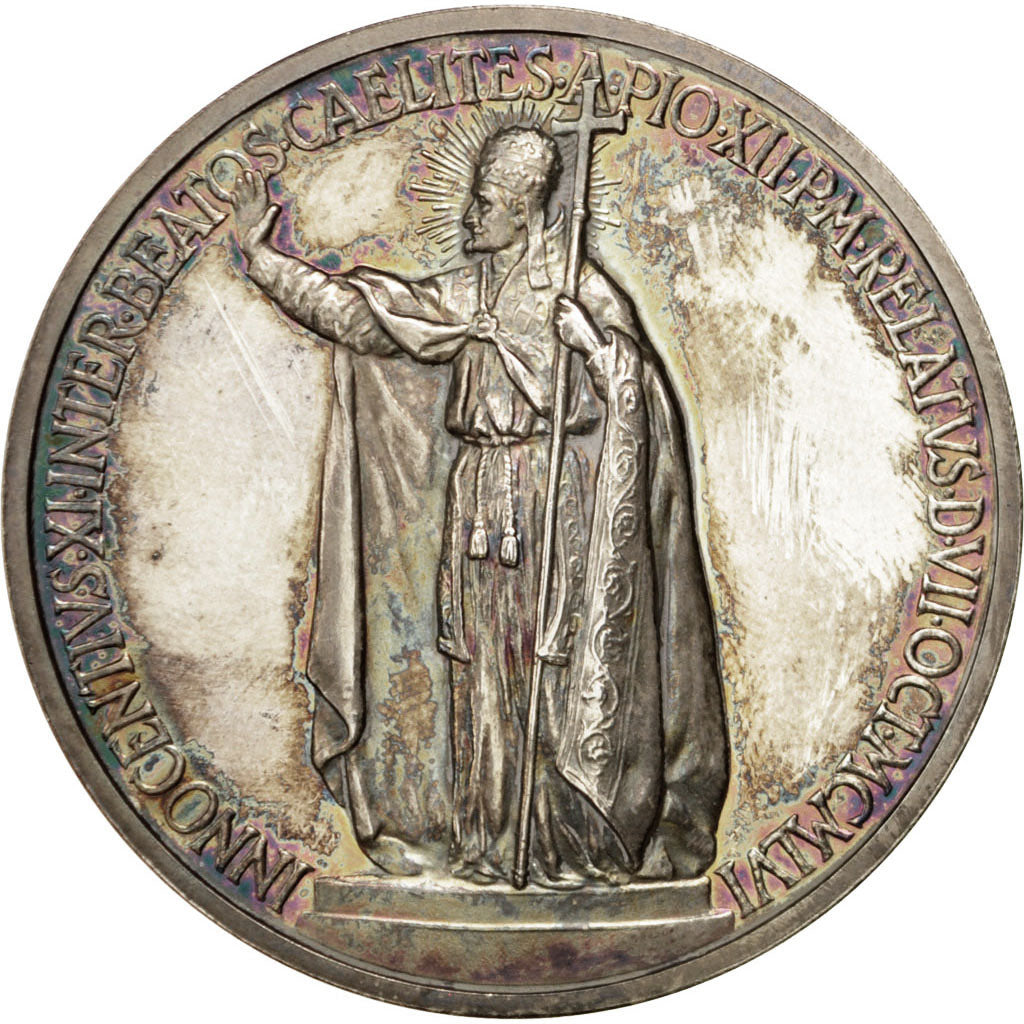 Vatican, Religions & beliefs, Medal, AU(55-58), Silver, 44, 35.00