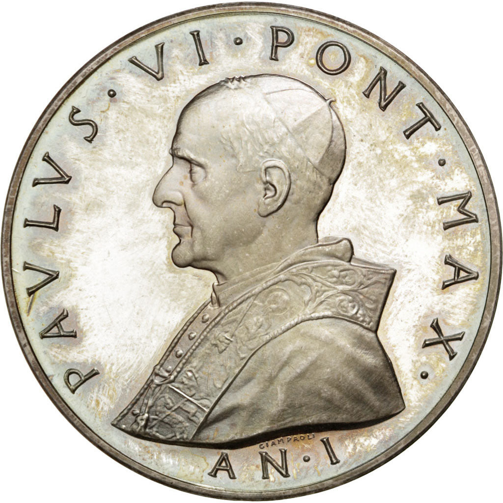 Vatican, Religions & beliefs, Medal, AU(55-58), Silver, 44, 38.60