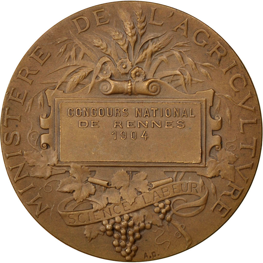 FRANCE, Business & industry, French Third Republic, Medal, 1904, AU(50-53),...