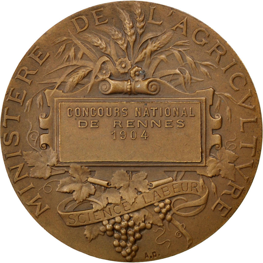 France, Medal, French Third Republic, Business & industry, 1904, Dubois.A