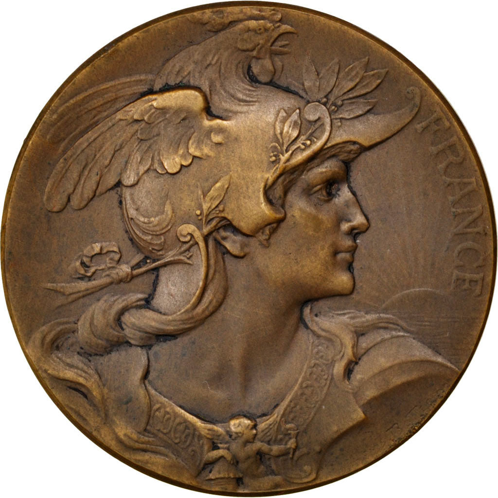 Francia, Medal, French Third Republic, Business & industry, Bottée, SPL-, Br...