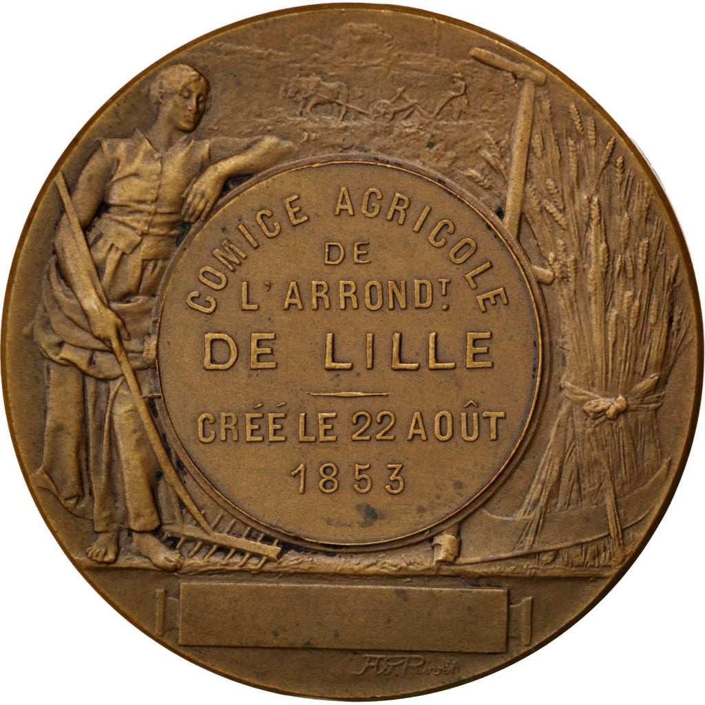 Francia, Medal, French Third Republic, Business & industry, Bottée, SPL-, Br...