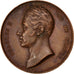 France, Medal, Charles X, Politics, Society, War, 1824, TTB+, Bronze