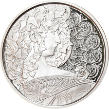 Tsjecho-Slowakije, Medaille, Alphonse Mucha, One Troy Ounce Silver Proof, Arts &