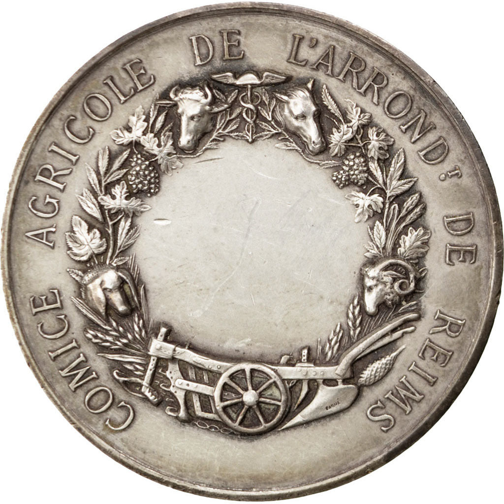 Francia, Medal, French Third Republic, Business & industry, Oudiné, SPL-, Ar...