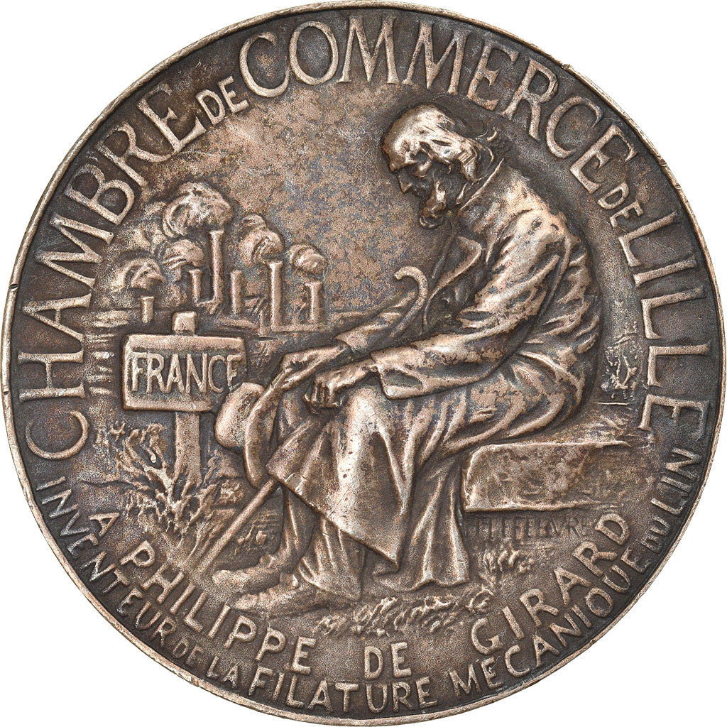 France, Médaille, Chambre de Commerce de Lille, Business & industry, Lefebvre