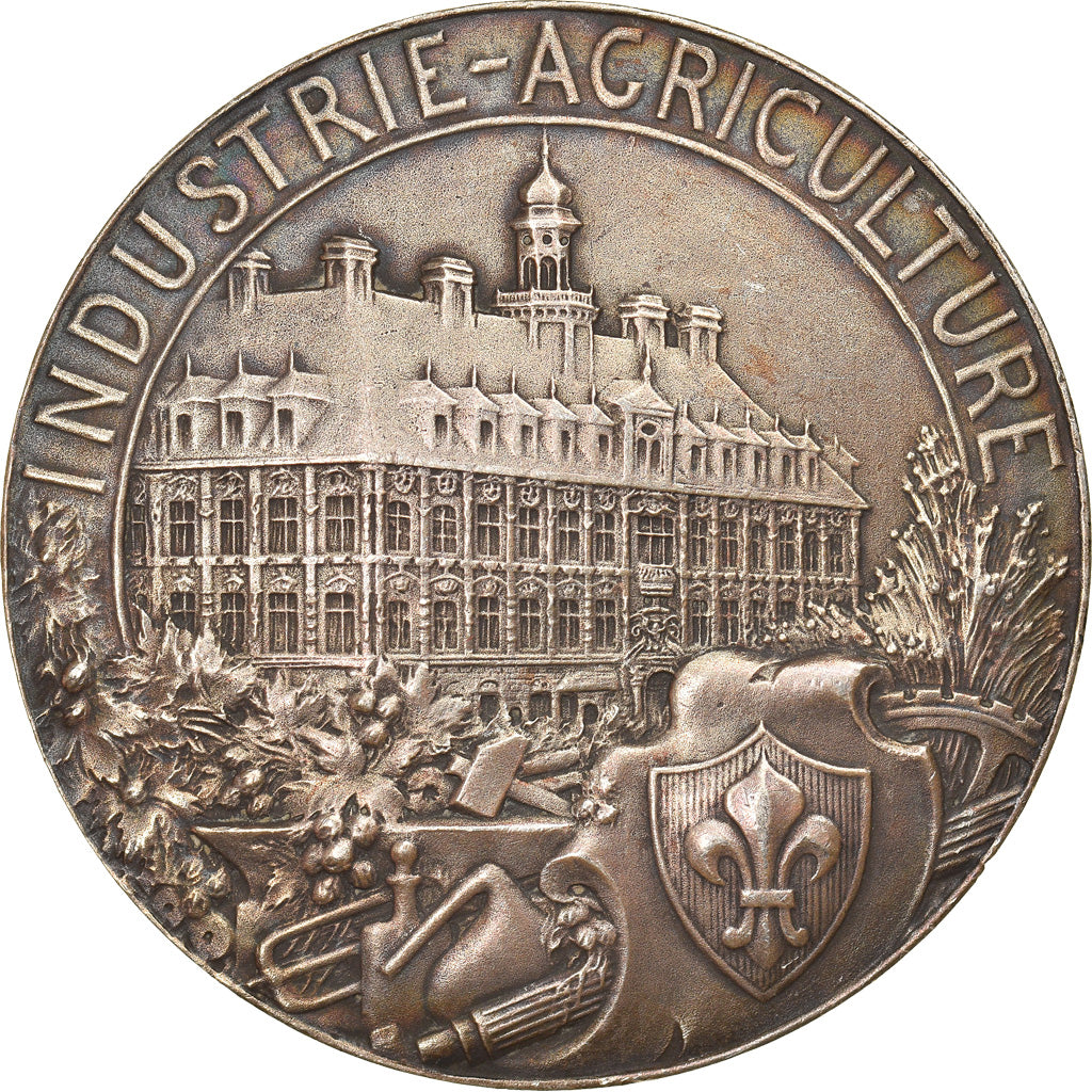 France, Médaille, Chambre de Commerce de Lille, Business & industry, Lefebvre