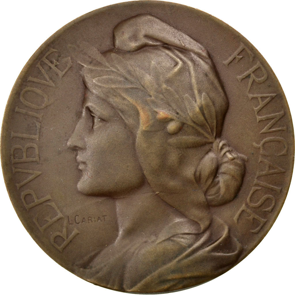 France, Medal, French Fourth Republic, Politics, Society, War, 1953, Cariat