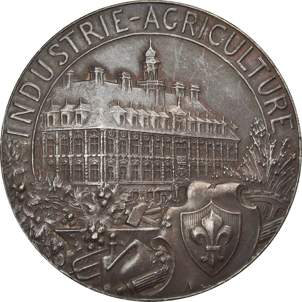 France, Médaille, Chambre de Commerce de Lille, Business & industry, Lefebvre