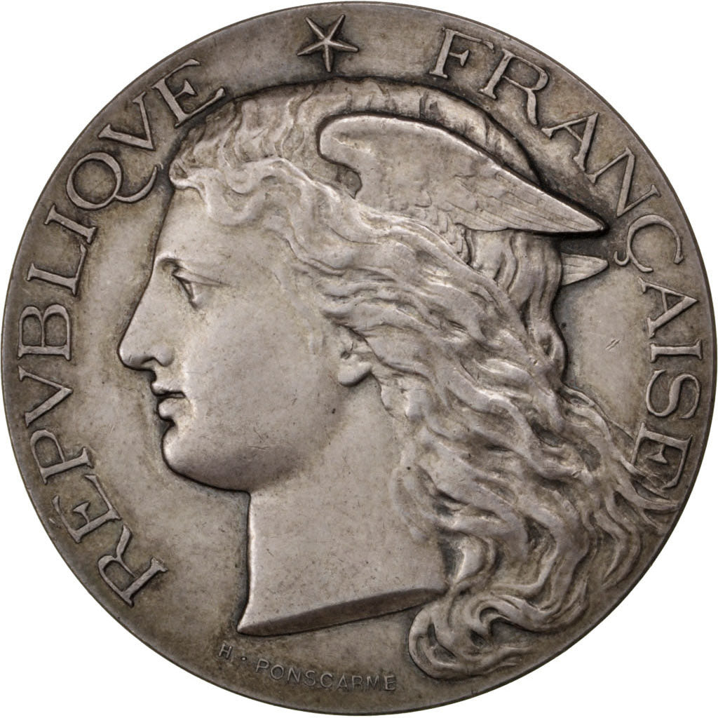France, Medal, French Third Republic, Business & industry, 1887, Ponscarme