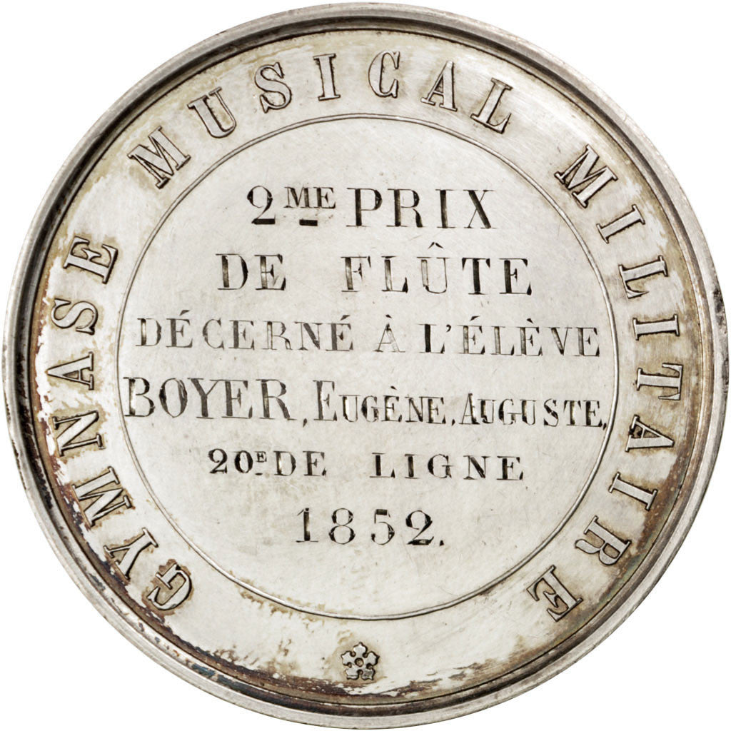 France, Medal, French Second Republic, Arts & Culture, 1852, Brenet, MS(60-62)