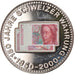 Schweiz, Medaille, 150 Ans de la Monnaie Suisse, 10 FRANCS, 2000, UNZ+