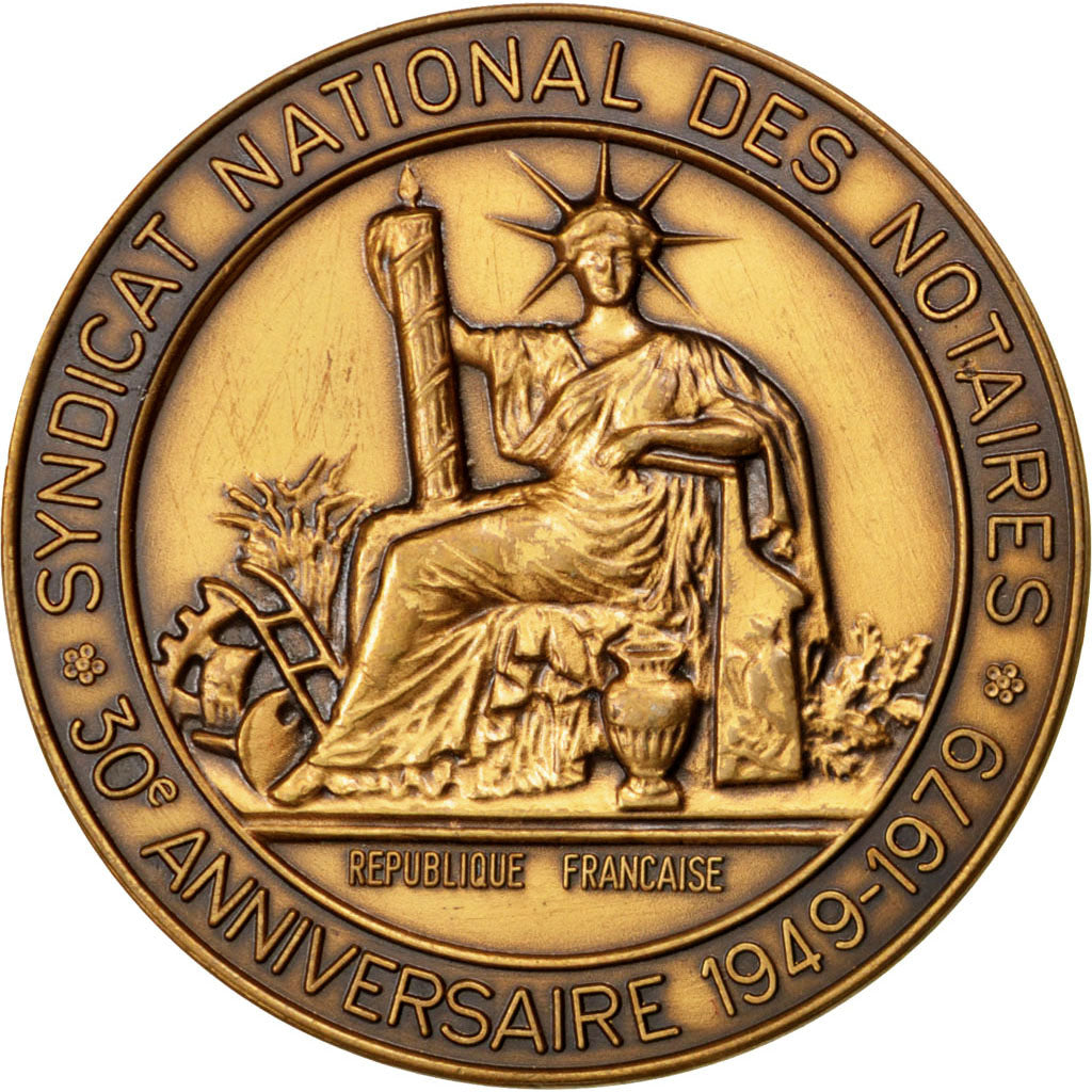 FRANCE, Politics, Society, War, French Fifth Republic, Medal, 1979, MS(60-62),..